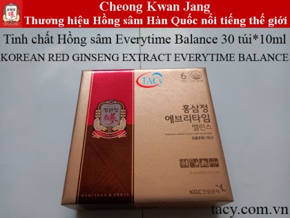 Tinh chất Hồng sâm Everytime Balance KGC 30túi*10ml